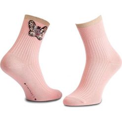 Skarpety Wysokie Damskie TWINSET - Calzino 191TA4344 Perla Rosa 00123. Różowe skarpetki damskie Twinset, z elastanu. W wyprzedaży za 199,00 zł.