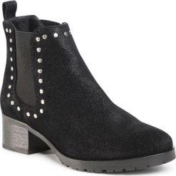 Sztyblety CLARKS - Mila Top 261525524 Black. Czarne topy damskie Clarks, z aplikacjami, ze skóry, bez kołnierzyka. Za 559,00 zł.