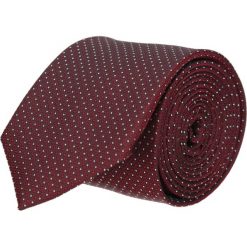 Krawaty męskie: krawat platinum bordo classic 203