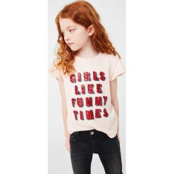 Bluzki dziewczęce bawełniane: Mango Kids - Top dziecięcy Dingo 110-164 cm