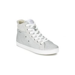 Buty Dziecko Geox J KIWI G. A. Szare trampki dziewczęce Geox, bez wzorów, bez zapięcia. Za 179,40 zł.