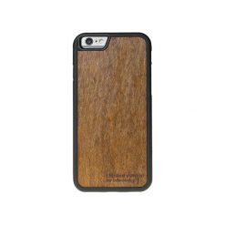 IPhone 6/6S Drewniane etui. Brązowe etui damskie marki Bewood, z lakierowanej skóry. Za 109,00 zł.