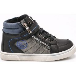 Big Star - Trampki dziecięce. Czarne buty chłopięce sportowe marki BIG STAR, ze skóry. W wyprzedaży za 89,90 zł.