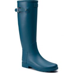 Kalosze HUNTER - Original Refined WFT1071RMA Rock Pool. Niebieskie kalosze damskie Hunter, bez wzorów, z tworzywa sztucznego. Za 639,00 zł.