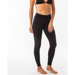 Legginsy UV surfing 100 damskie. Czarne topy damskie OLAIAN, l, bez wzorów, z elastanu, bez rękawów. Za 59,99 zł.