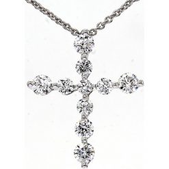 Srebrny naszyjnik z zawieszką z syntetycznego diamentu - dł. 40 cm. Szare naszyjniki damskie Just Diamonds, z diamentem, srebrne. W wyprzedaży za 1934,95 zł.