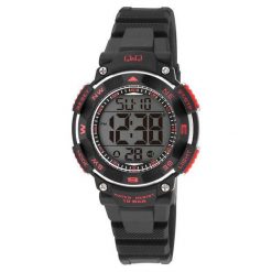 Zegarek Q&Q Damski M149-001 Dual Time czarny. Czarne zegarki damskie Q&Q. Za 117,00 zł.