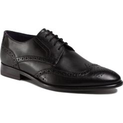 Półbuty TED BAKER - Trvss 230597 Black. Czarne buty wizytowe męskie Ted Baker, ze skóry ekologicznej, bez zapięcia. W wyprzedaży za 379,00 zł.