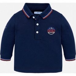Mayoral - Longsleeve dziecięcy 80-98 cm. Niebieskie t-shirty chłopięce Mayoral, z nadrukiem, z bawełny, z krótkim rękawem. W wyprzedaży za 59,90 zł.