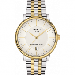 PROMOCJA ZEGAREK TISSOT CARSON PREMIUM AUTOMATIC T122.407.22.031.00. Szare zegarki męskie TISSOT, ze stali. W wyprzedaży za 2904,00 zł.