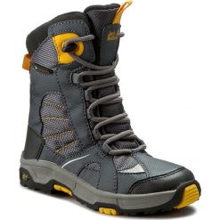 Buty zimowe chłopięce: Śniegowce JACK WOLFSKIN – Boys Snow Ride Texapore 4012042 Burly Yellow XT S