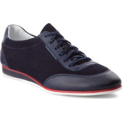 Półbuty GINO ROSSI - Alan MPV491-155-R5XB-0134-T 95/59. Niebieskie półbuty męskie Gino Rossi, na co dzień, bez wzorów, ze skóry, eleganckie, bez zapięcia. W wyprzedaży za 229,00 zł.
