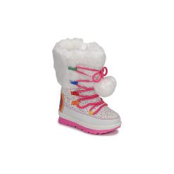 Śniegowce Dziecko Agatha Ruiz de la Prada APRESKI. Białe kozaki dziewczęce Agatha Ruiz de la Prada, bez wzorów, bez obcasa. Za 239,00 zł.