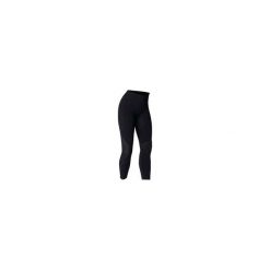 Legginsy do jogi. Czarne legginsy damskie DOMYOS, s, bez wzorów, z elastanu. Za 129,99 zł.