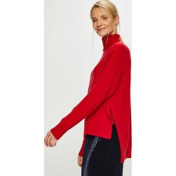 Pinko - Sweter. Czerwone swetry damskie Pinko, s, bez wzorów, z wełny, z krótkim rękawem, krótkie, bez kaptura. W wyprzedaży za 499,90 zł.