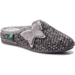 Kapcie DR. BRINKMANN - 320547 Grau 9. Szare klapki damskie Dr. Brinkmann, bez wzorów, z tworzywa sztucznego, bez obcasa. Za 159,00 zł.