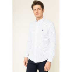 Koszula Polo Ralph Lauren 710781392. Białe koszule męskie Polo Ralph Lauren, xxl, bez wzorów, z bawełny, casualowe, polo, bez rękawów. W wyprzedaży za 439,00 zł.