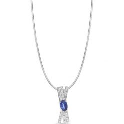Zjawiskowy Złoty Wisiorek - złoto 585, Brylant 0,24ct,szafir. Żółte zawieszki damskie W.KRUK, z szafirem, złote. Za 5490,00 zł.