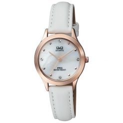 Zegarek Q&Q Damski QZ05-101 Klasyczny Cyrkonie. Zegarki damskie Q&Q. Za 119,00 zł.