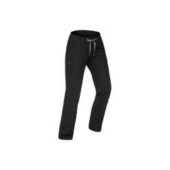 Spodnie turystyczne zimowe SH100 Ultra-Warm damskie. Czarne spodnie damskie QUECHUA, l, z poliesteru. Za 69,99 zł.