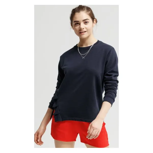 Feewear Bluza Kamet , granatowy, rozmiar L. Niebieskie bluzy damskie Feewear, s, bez wzorów, z bawełny, bez rękawów, bez kaptura. W wyprzedaży za 39,99 zł.