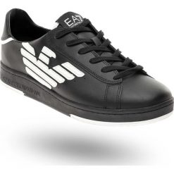 SNEAKERSY EA7 Emporio Armani. Czarne sneakersy męskie EA7 Emporio Armani, na sznurówki. Za 449,40 zł.
