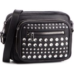 Torebka MCQ ALEXANDER MCQUEEN - Cross Body 519676 R7B00 1000 Black. Czarne listonoszki damskie McQ Alexander McQueen, bez wzorów, ze skóry, bez dodatków. W wyprzedaży za 879,00 zł.