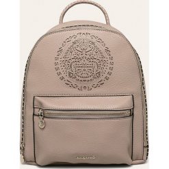 Desigual - Plecak. Brązowe plecaki damskie Desigual, z aplikacjami, z poliesteru. Za 349,90 zł.