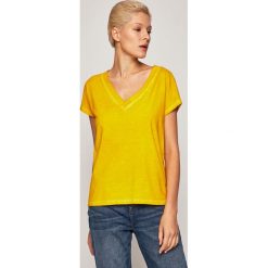 Medicine - T-shirt Basic. Niebieskie bluzki damskie MEDICINE, s, bez wzorów, z bawełny, bez kołnierzyka, z krótkim rękawem. Za 39,90 zł.