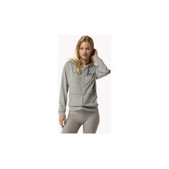 Bluzy Tommy Hilfiger 1487906015 ZIP THRU HOODY. Szare bluzy damskie TOMMY HILFIGER, s, bez wzorów, bez rękawów, bez kaptura. Za 260,53 zł.