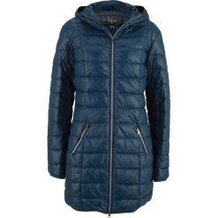 Płaszcz z lekkiego puchu bonprix ciemnoniebieski. Niebieskie płaszcze damskie bonprix, bez wzorów, z puchu. Za 239,99 zł.