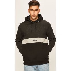 Volcom - Bluza. Czarne bluzy męskie Volcom, s, z aplikacjami, z bawełny, z kapturem, bez rękawów, z kapturem. W wyprzedaży za 179,90 zł.