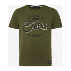 O'Neill Cali Koszulka Zielony. Zielone podkoszulki męskie O'Neill, l, z nadrukiem, z bawełny, bez kołnierzyka, z krótkim rękawem, krótkie. Za 102,95 zł.