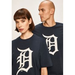 47brand - T-shirt. Niebieskie bluzki damskie 47brand, s, z nadrukiem, z bawełny, z okrągłym kołnierzem. W wyprzedaży za 79,90 zł.