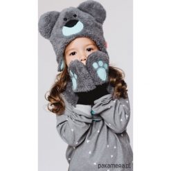 Czapka w zestawie z łapkami i szalikiem Blue. Niebieskie czapeczki niemowlęce marki Pakamera. Za 109,00 zł.