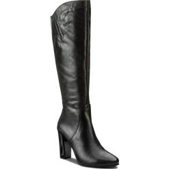 Kozaki KARINO - 2271/076-F Czarny/Lico. Fioletowe buty zimowe damskie marki Karino, ze skóry. W wyprzedaży za 339,00 zł.