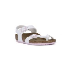 Sandały Dziecko Birkenstock TAORMINA WHITE. Białe sandały dziewczęce Birkenstock, bez zapięcia. Za 367,21 zł.