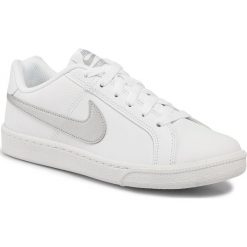Buty NIKE - Court Royale 749867 100 White/Metallic Silver. Białe półbuty damskie Nike, ze skóry ekologicznej. Za 229,00 zł.