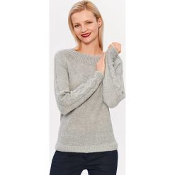 Swetry klasyczne damskie: Sweter w kolorze szarym