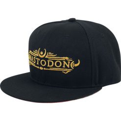 Czapki damskie: Mastodon Logo Czapka Snapback czarny