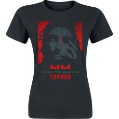 Marilyn Manson Rebel Koszulka damska czarny. Czarne koszulki damskie marki Marilyn Manson, l, bez wzorów, bez kołnierzyka. Za 74,90 zł.