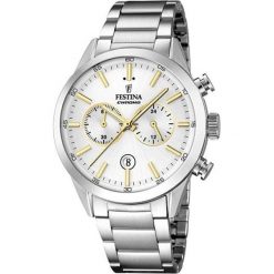 Festina Timeless Chronograph 16826/D. Szare zegarki męskie Festina, srebrne. W wyprzedaży za 460,00 zł.