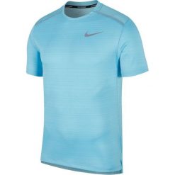 Koszulka do biegania męska NIKE DRI-FIT MILER / AJ7565-496. Koszulki męskie Nike, m, bez wzorów, bez kołnierzyka, bez rękawów, do biegania, dri-fit (nike). Za 119,00 zł.