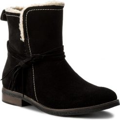 Botki LASOCKI - WI23-DALIA-04 Czarny. Czarne botki damskie marki Lasocki, ze skóry, na obcasie. Za 179,99 zł.