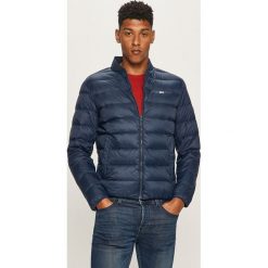 Tommy Jeans - Kurtka. Niebieskie płaszcze męskie Tommy Jeans, s, bez wzorów, z elastanu, krótkie, bez kaptura. Za 849,90 zł.