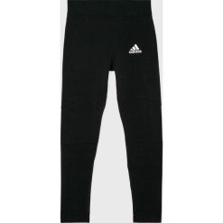 Adidas Performance - Spodnie dziecięce 140-170 cm. Czarne spodnie chłopięce adidas Performance, bez wzorów, z elastanu, sportowe. Za 139,90 zł.