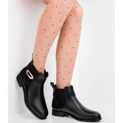 Kalosze damskie Ideal Shoes F-2889 Czarne. Czarne kalosze damskie Ideal Shoes, bez wzorów, z tkaniny. Za 69,00 zł.