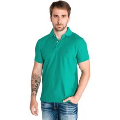 Tommy Hilfiger Polo Koszulka Zielony. Zielone podkoszulki męskie s, z bawełny. Za 378,95 zł.
