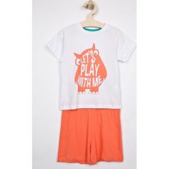Blukids - Piżama dziecięca 92-128 cm (2-pack). Białe piżamy chłopięce Blukids, z nadrukiem, z bawełny, bez rękawów. W wyprzedaży za 29,90 zł.