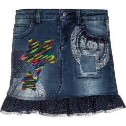 Desigual ROSSEAU Spódnica jeansowa jeans. Niebieskie spódniczki jeansowe marki Desigual. W wyprzedaży za 149,40 zł.